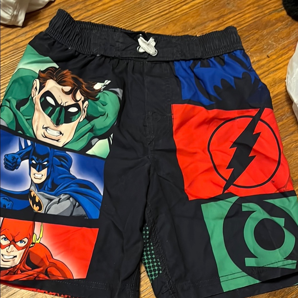 Superhero Graphic Swim Shorts